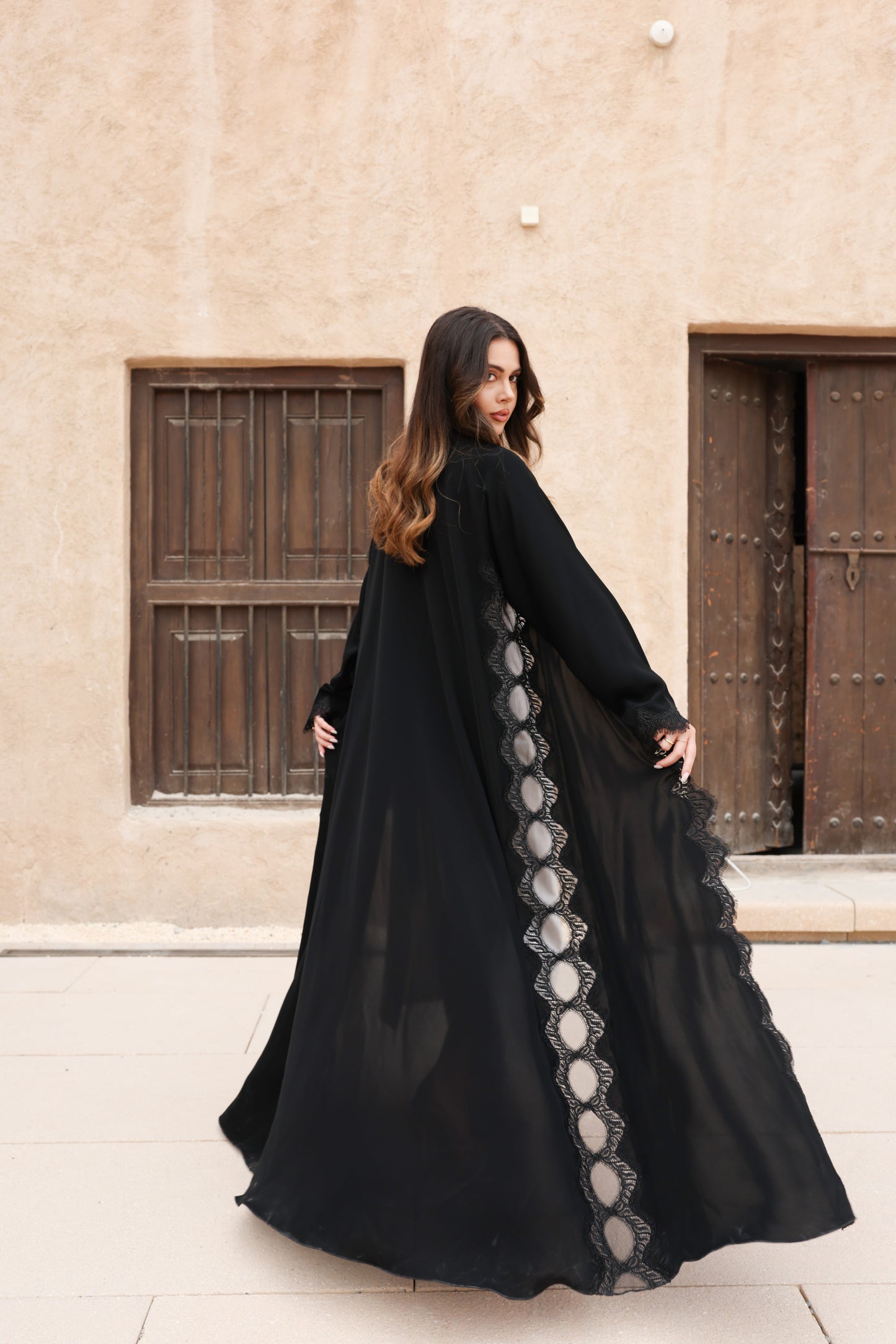Soline Abaya with Head scarf