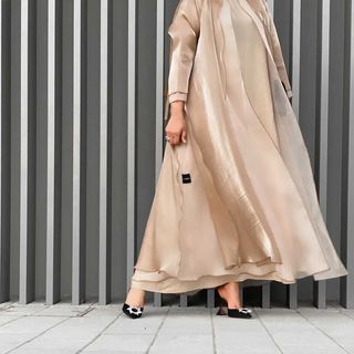 Sol Abaya Set With Inner Dress & Headscarf