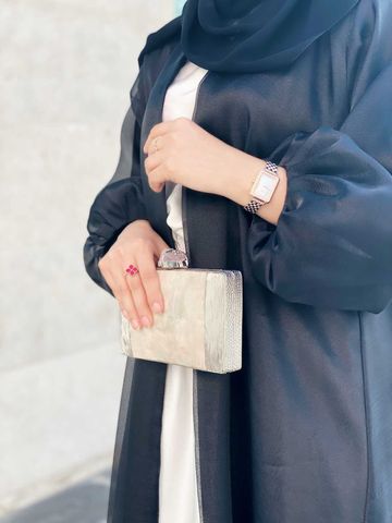 Seraphic Abaya Set With Inner Dress & Headscarf