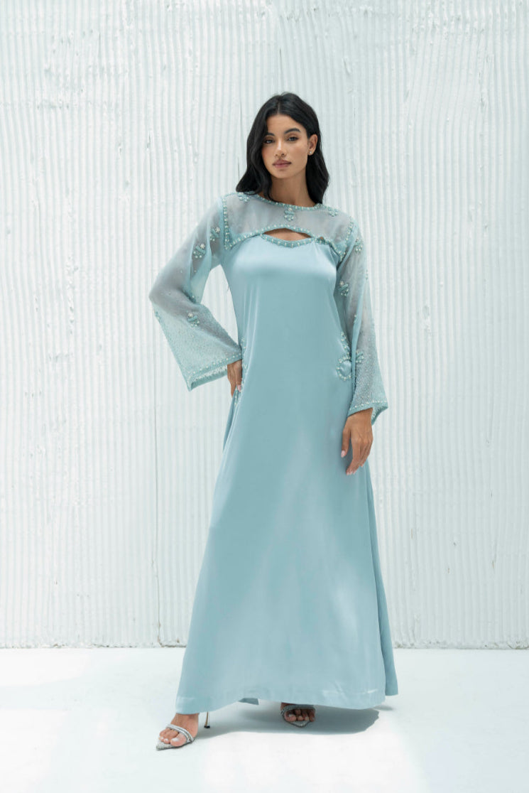 Maysa Kaftan Dress in Crepe