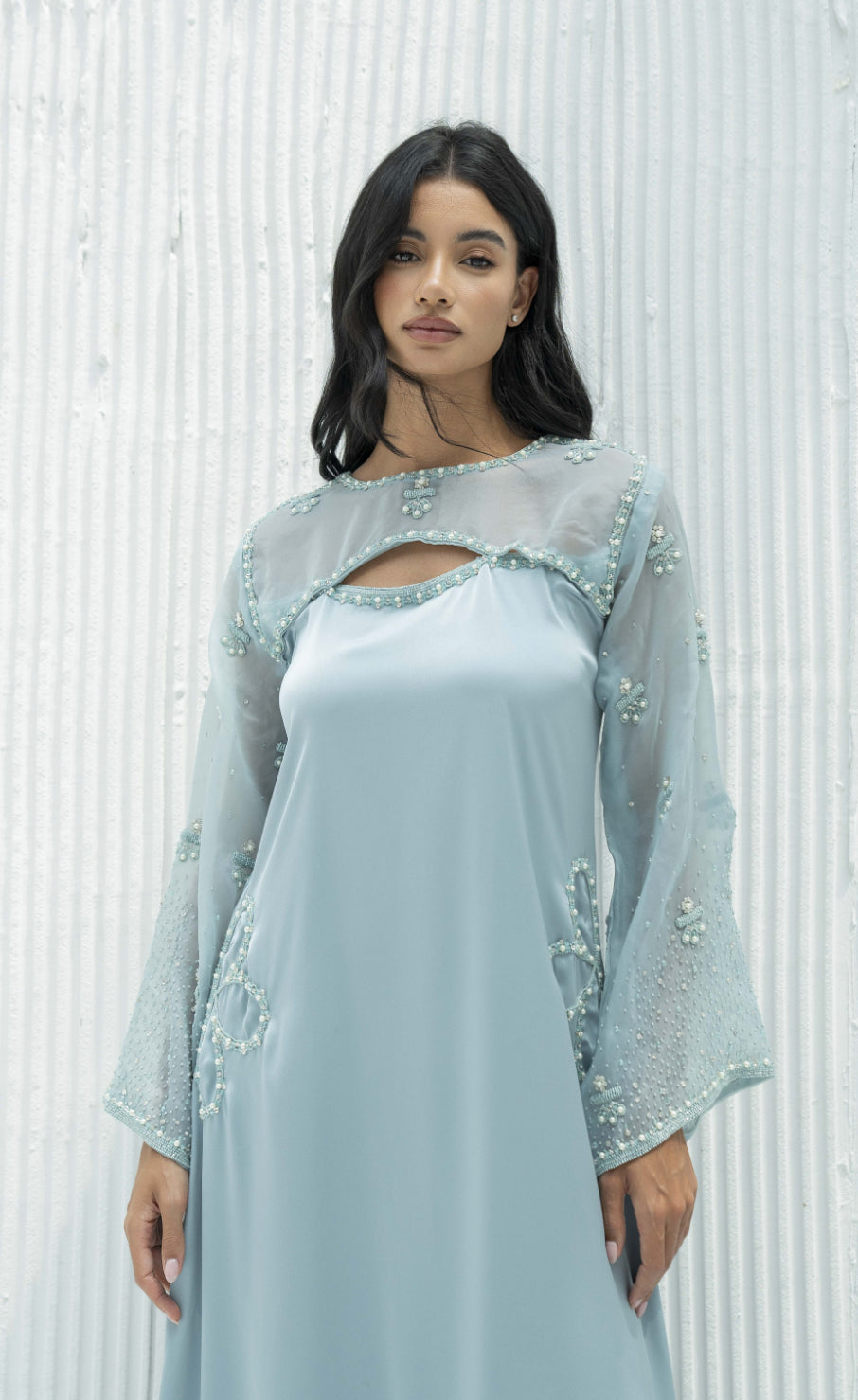 Maysa Kaftan Dress in Crepe