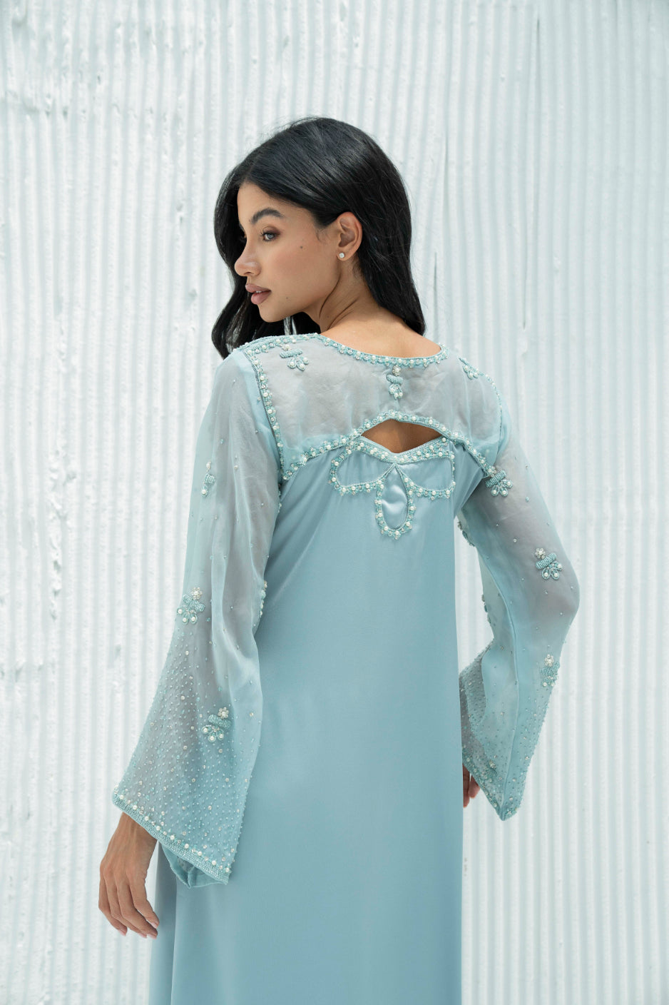 Maysa Kaftan Dress in Crepe