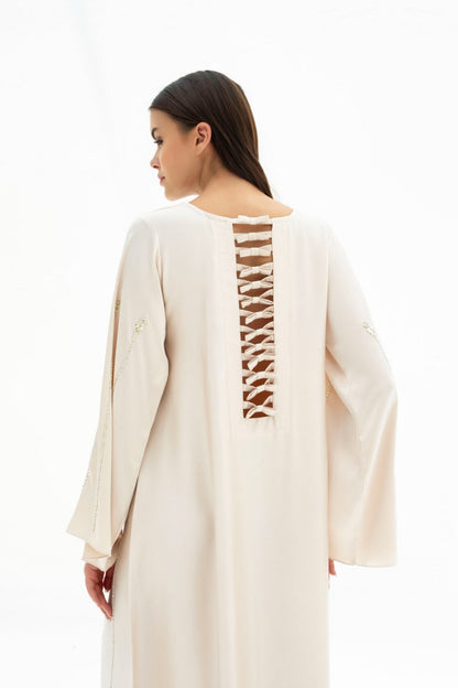 Razan Kaftan Dress in Crepe