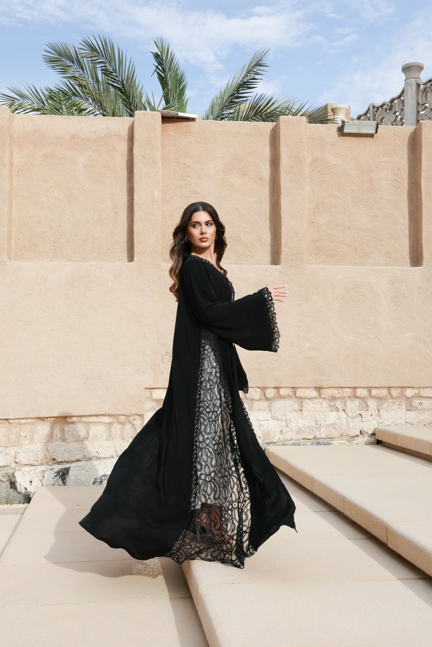 Aurelia Abaya With Matching Headscarf