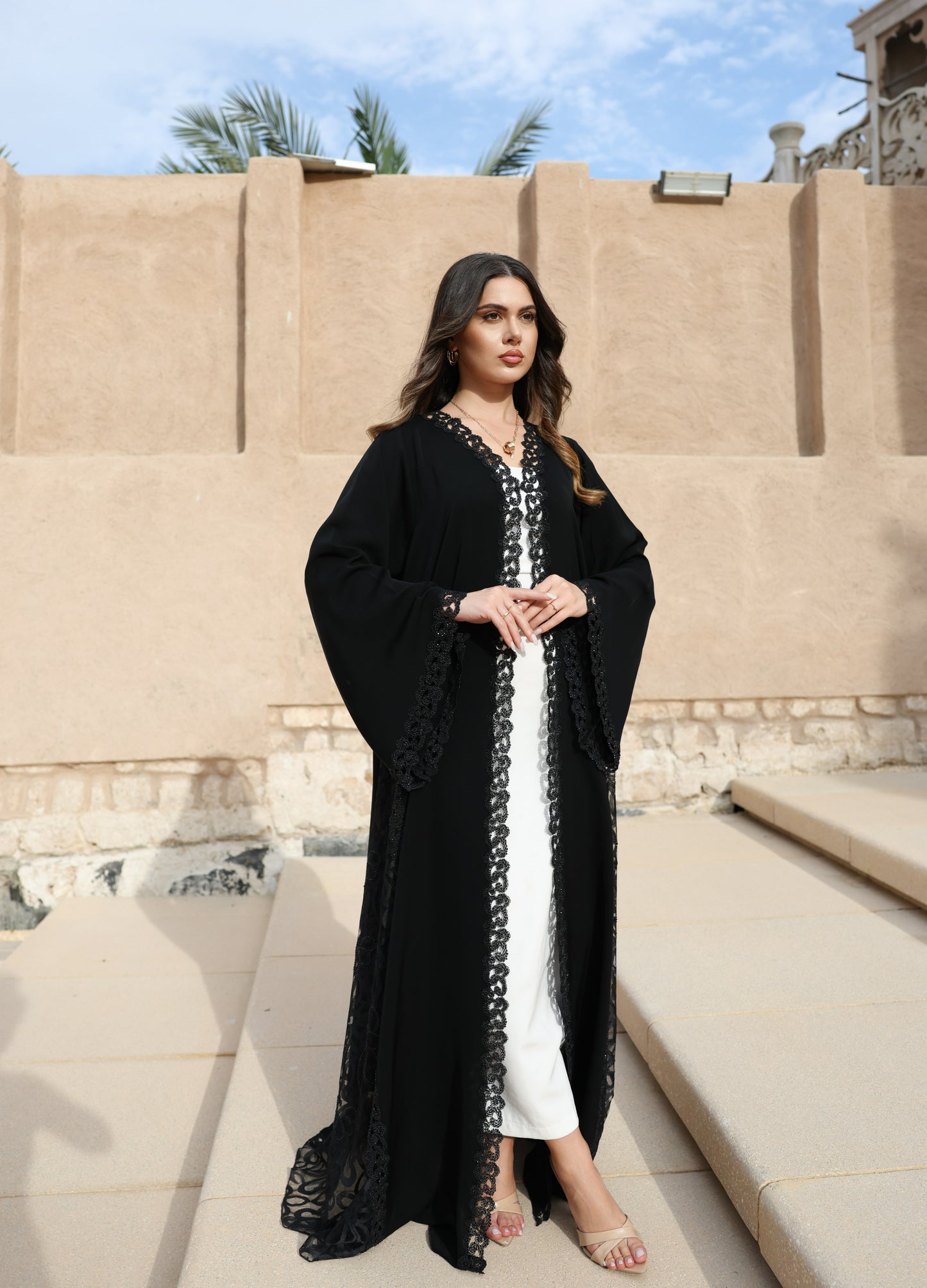 Aurelia Abaya With Matching Headscarf