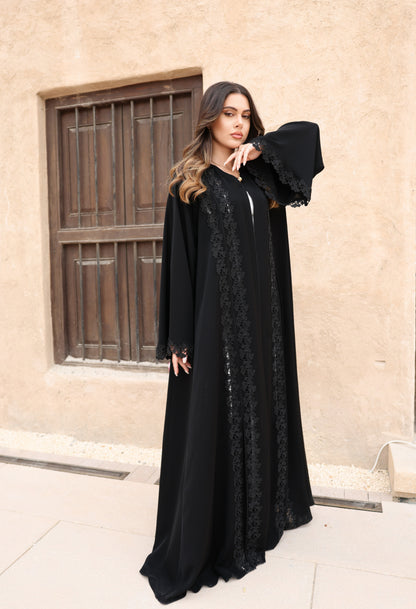 Jouri Abaya with Head scarf