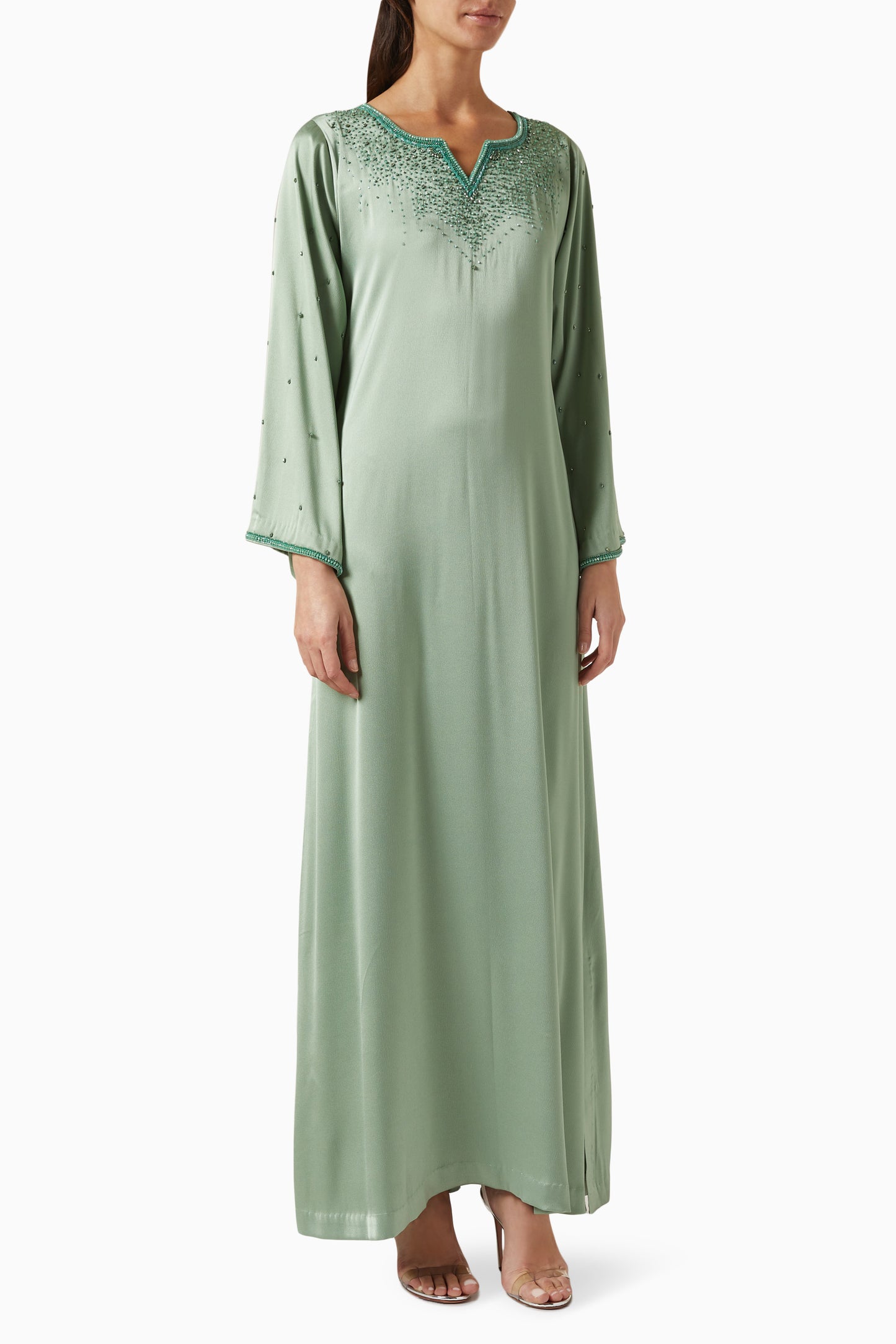 Veya Kaftan Dress in Crepe