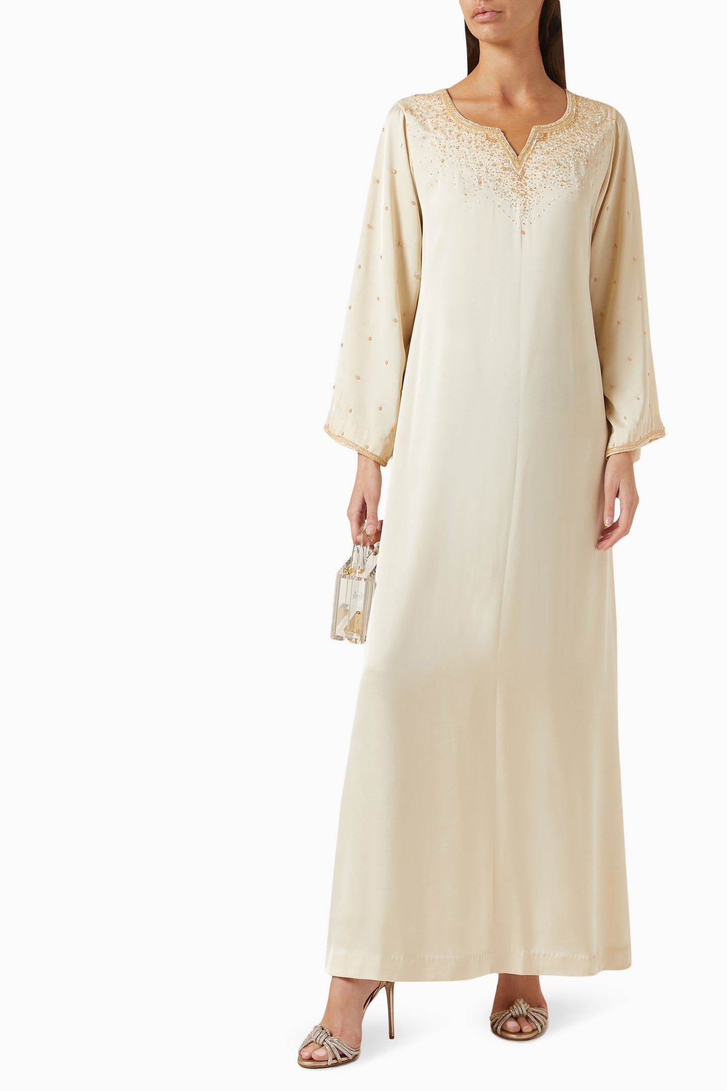 Veya Kaftan Dress in Crepe