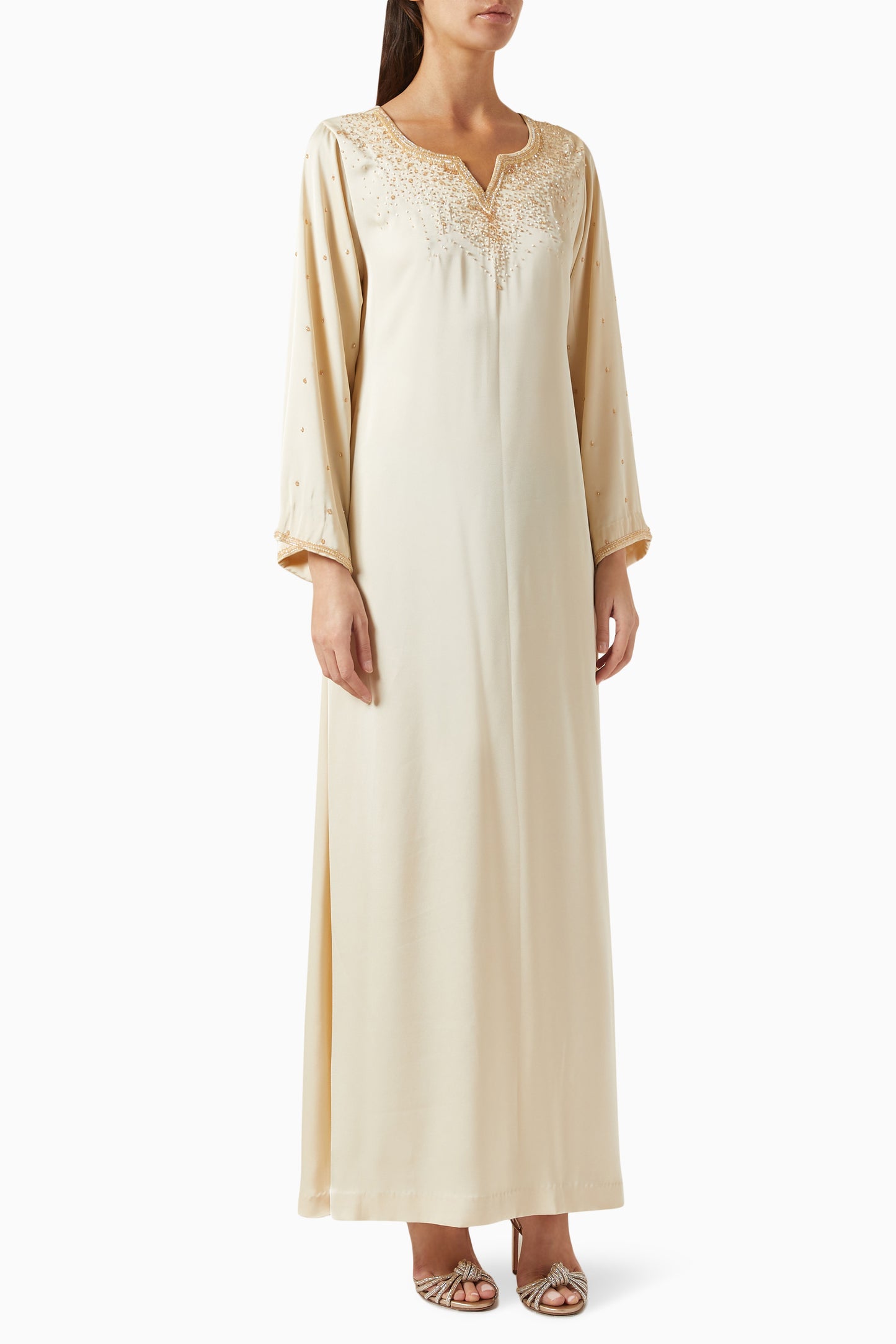 Veya Kaftan Dress in Crepe
