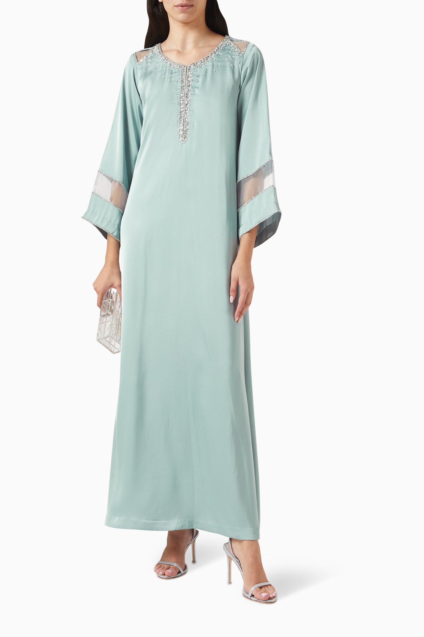 Noa Kaftan Dress in Crepe