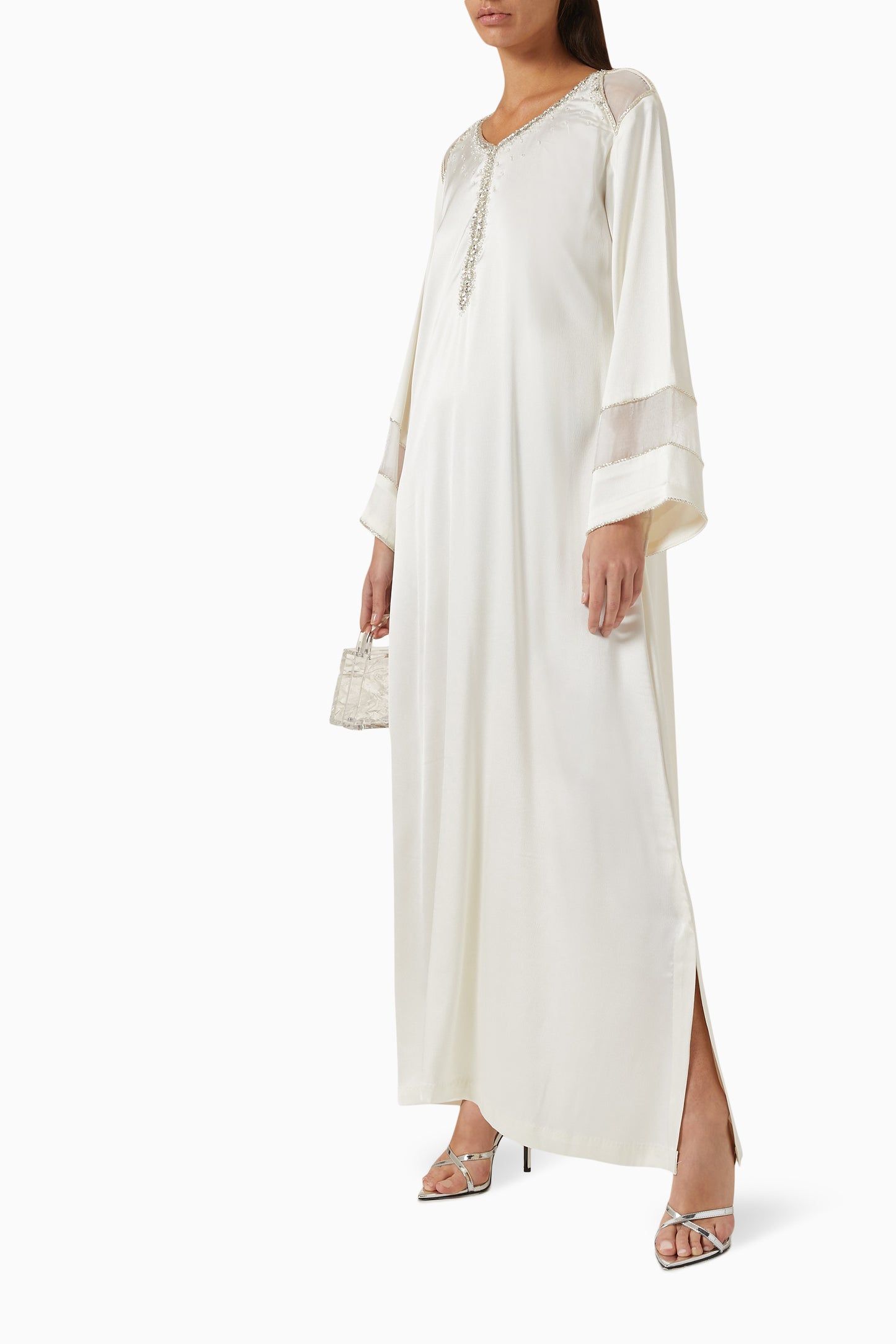 Noa Kaftan Dress in Crepe