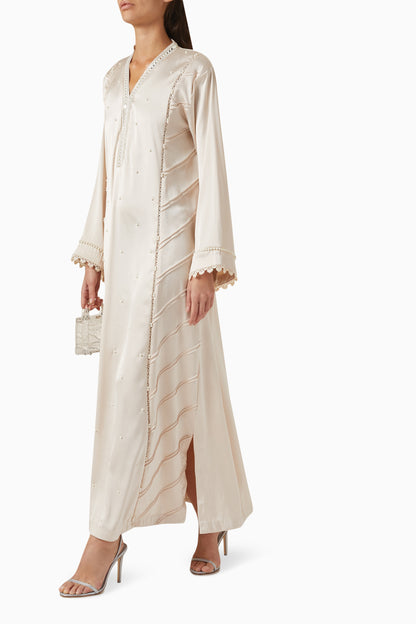 Elva Kaftan Dress in Crepe