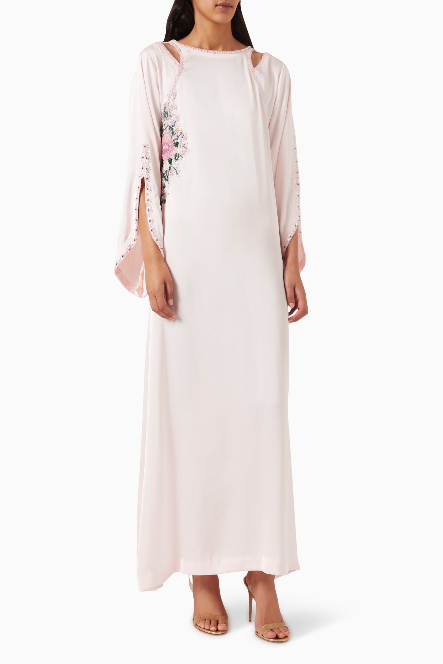 Elira Kaftan Dress in Crepe
