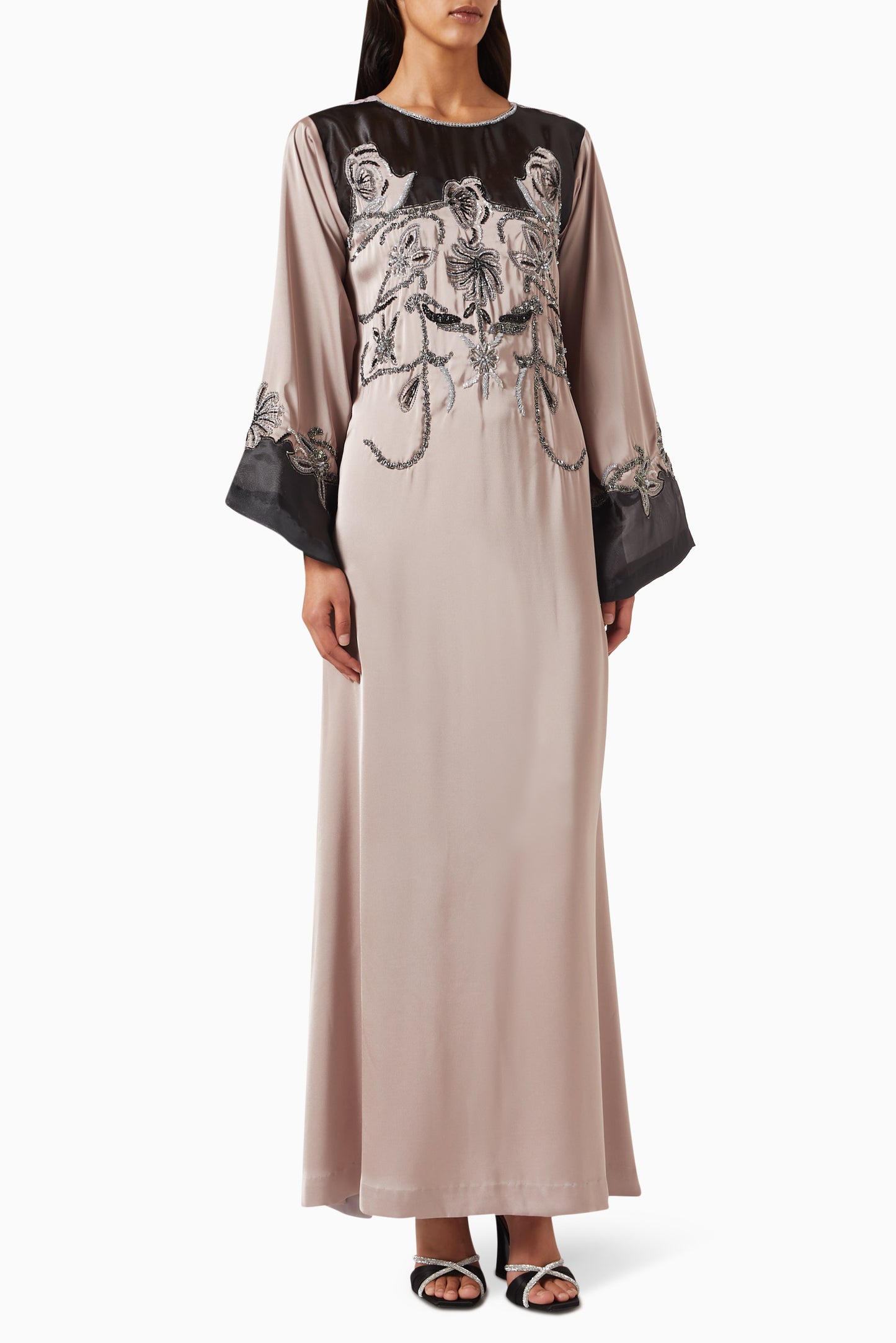 Cira Kaftan Dress in Crepe