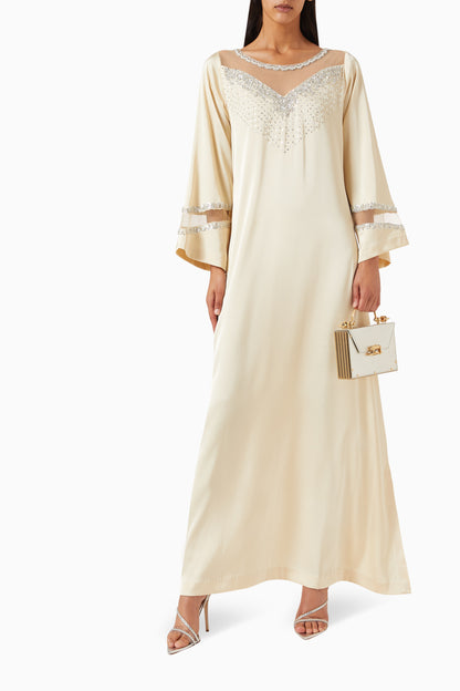 Aven Kaftan Dress in Crepe