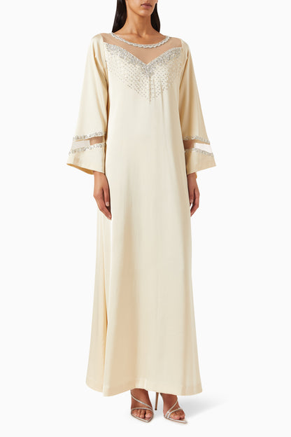 Aven Kaftan Dress in Crepe