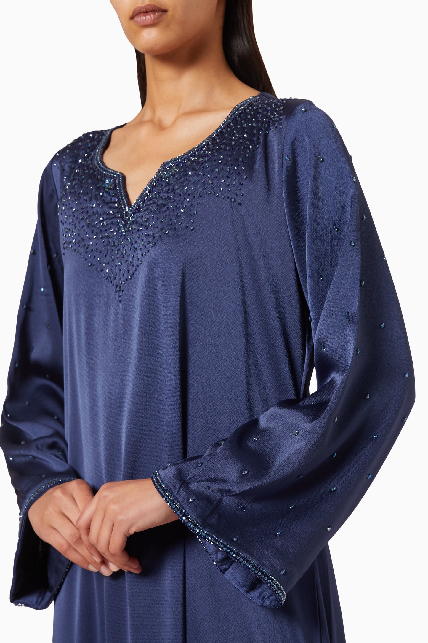Veya Kaftan Dress in Crepe