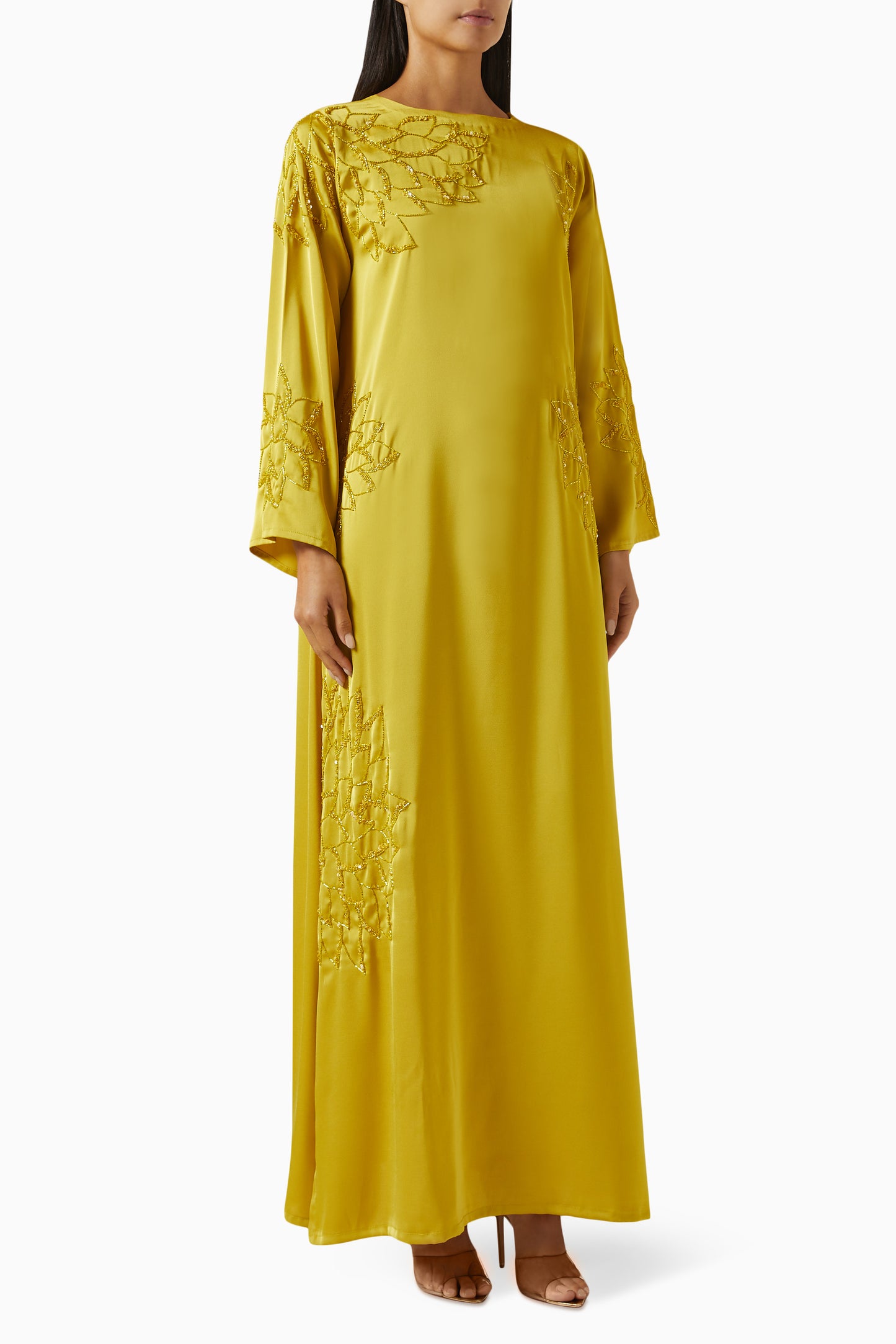 Layali Kaftan Dress in Crepe
