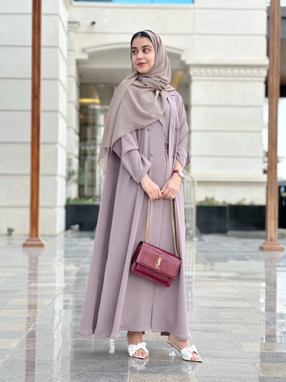 Gaia 4-piece Abaya Set With Headscarf