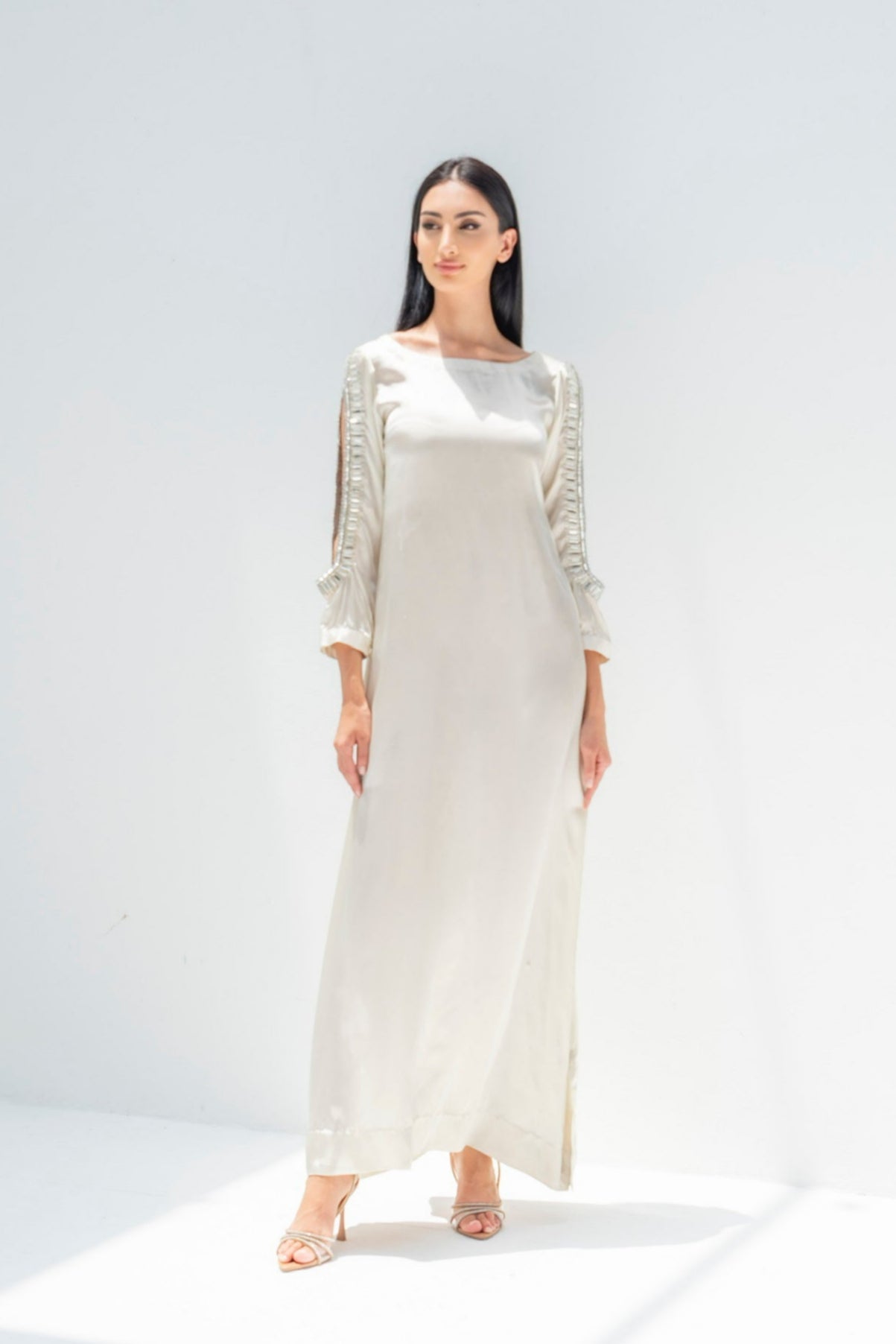 Celis Kaftan Dress in Crepe