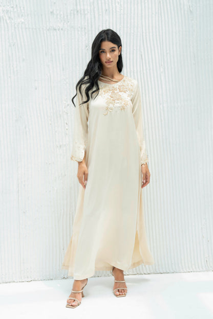 Salma Kaftan Dress in Crepe