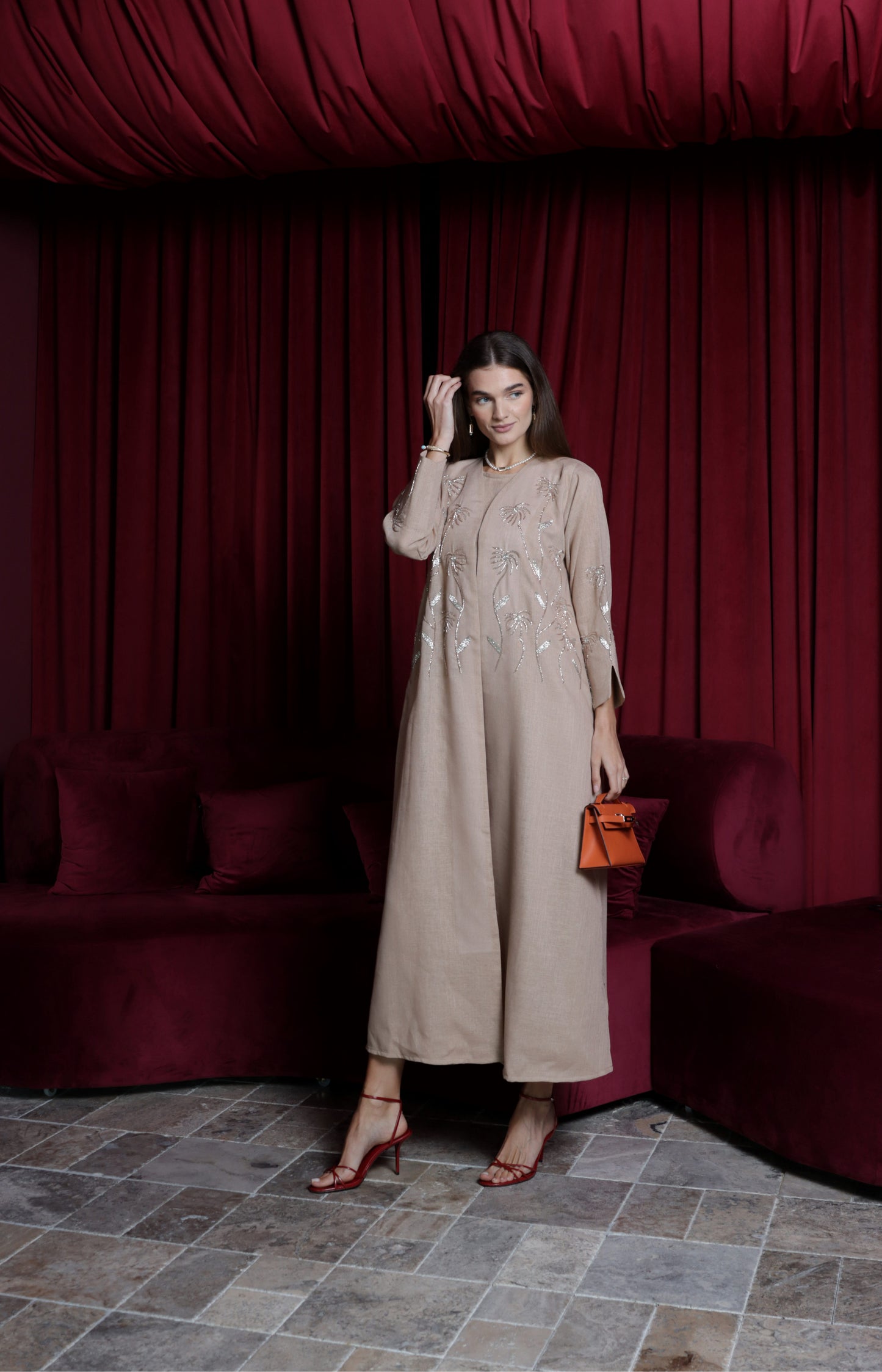 Talea Abaya set with Inner dress & Headscarf