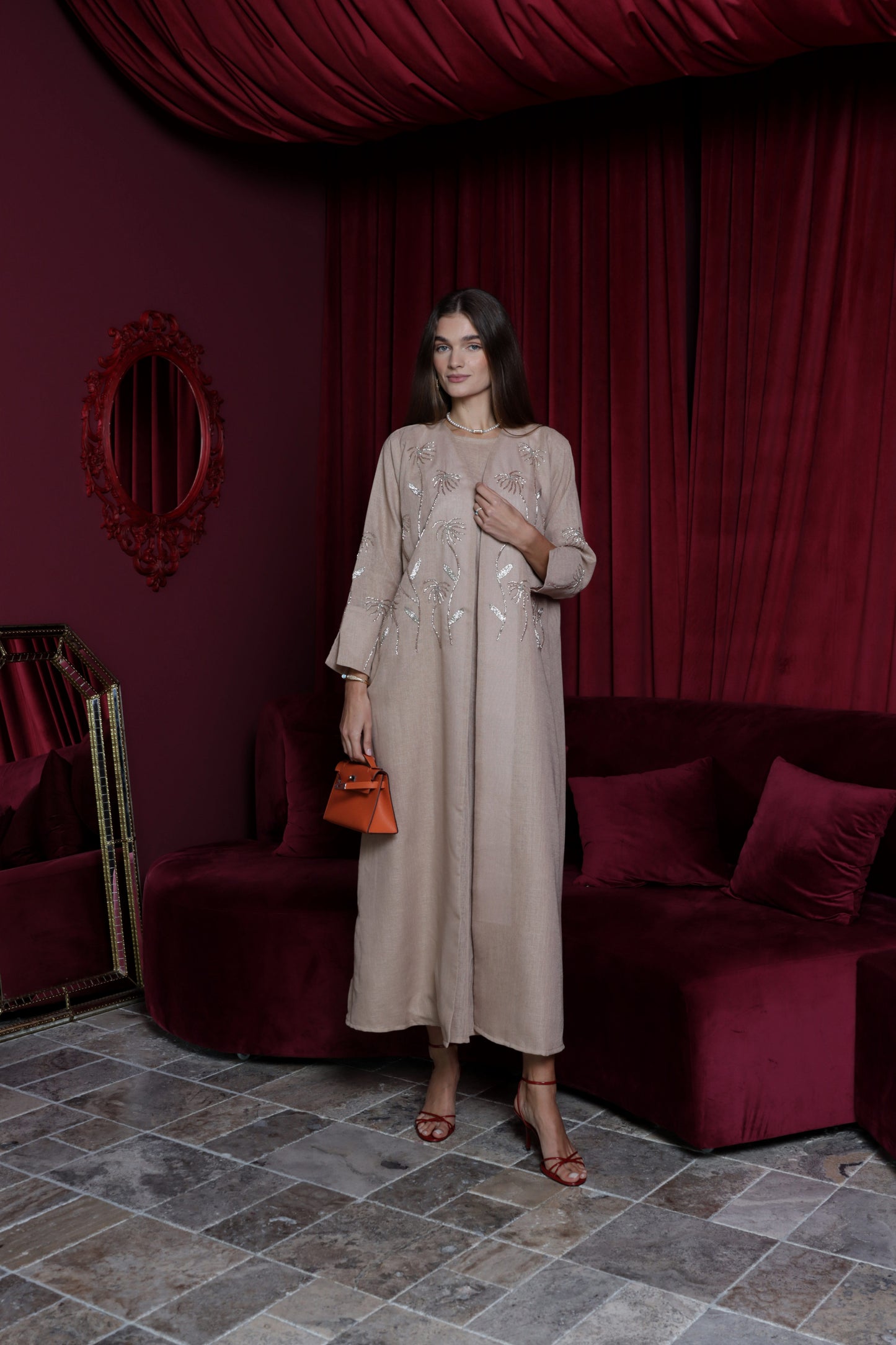 Talea Abaya set with Inner dress & Headscarf