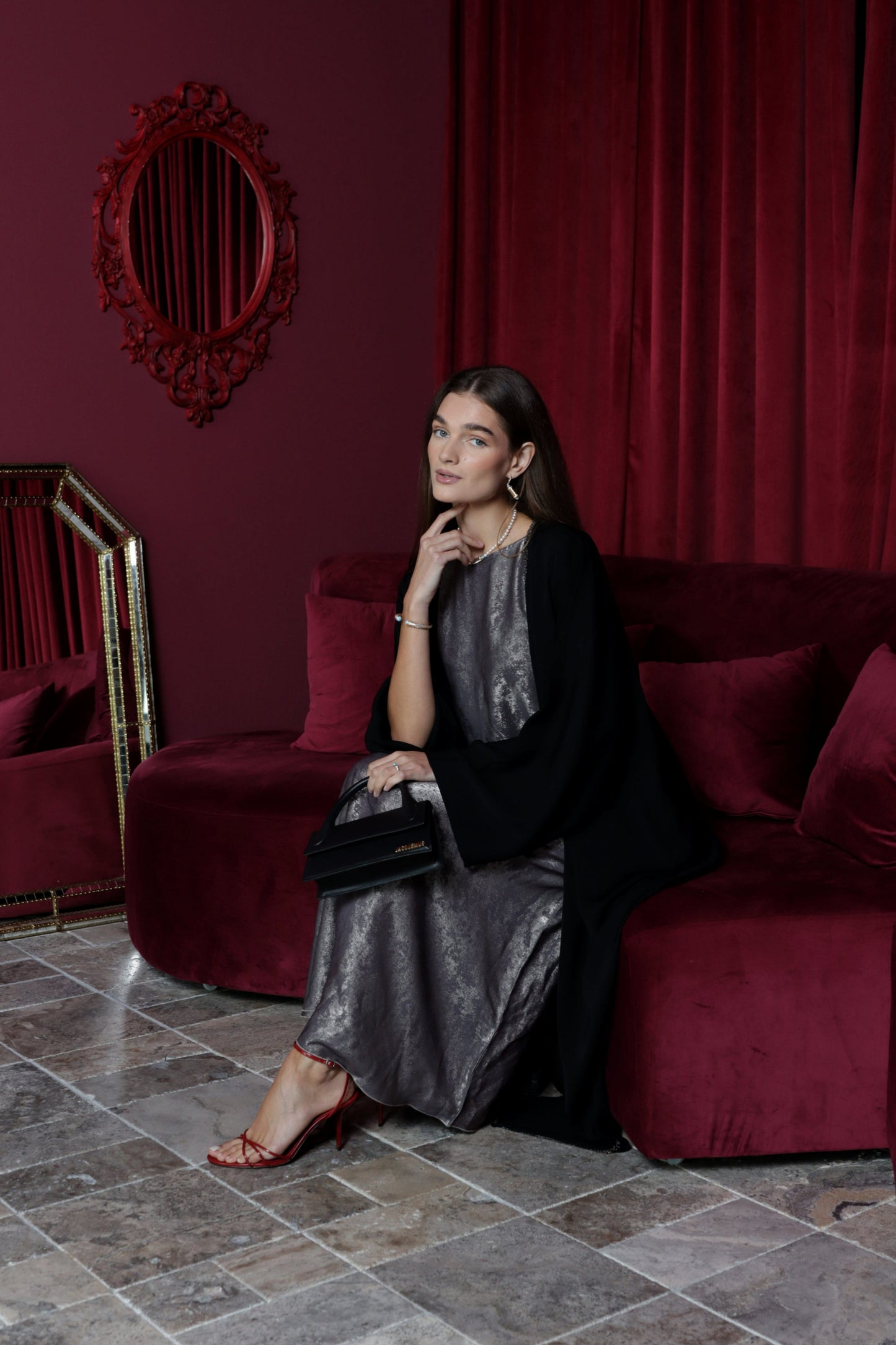 Yarena Abaya set with Inner dress & Headscarf