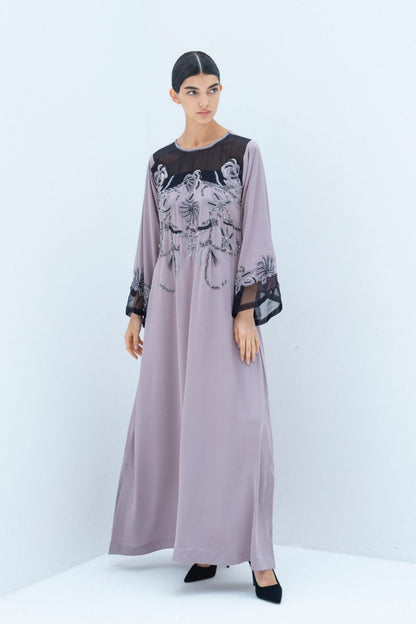 Cira Kaftan Dress in Crepe