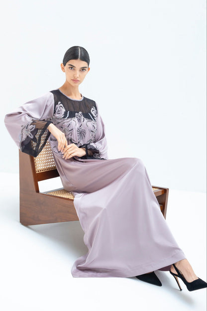 Cira Kaftan Dress in Crepe