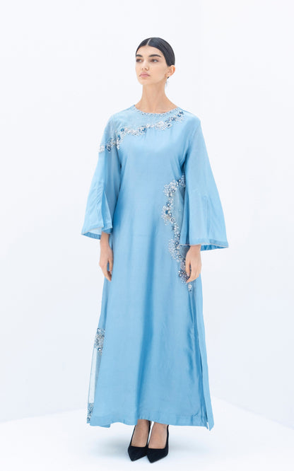 Ziva Kaftan Dress in Crepe