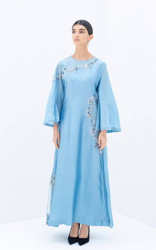 Ziva Kaftan Dress in Crepe