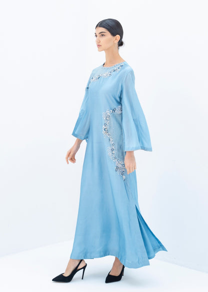 Ziva Kaftan Dress in Crepe
