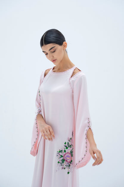 فستان قفطان "إليرا" من الكريب