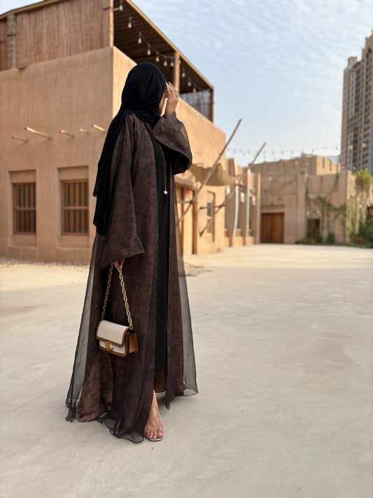 Lulwa Abaya with Headscarf